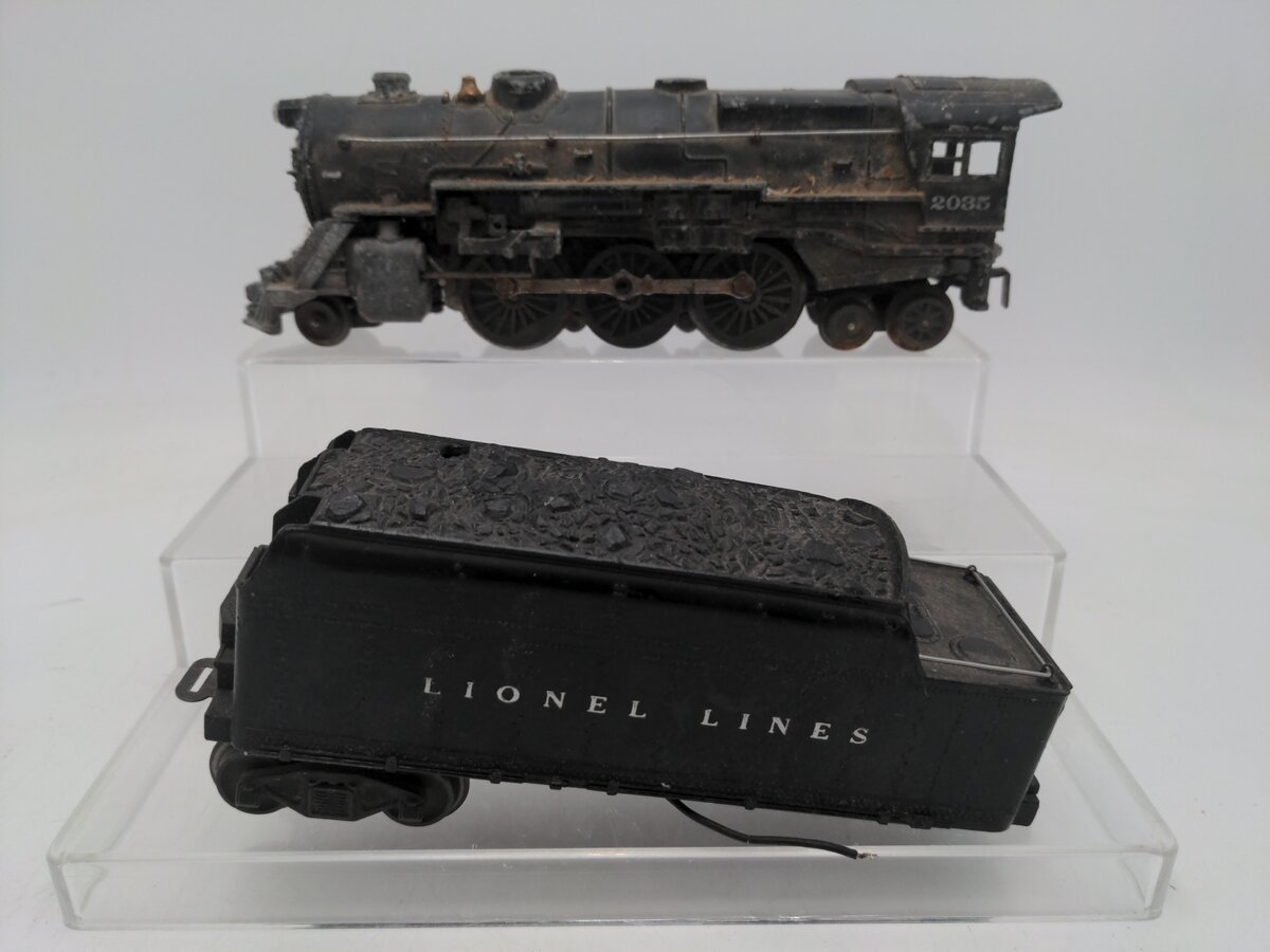 Lionel 2035 Vintage O 2-6-4  Die-Cast Postwar Steam Locomotive w 6466WX Tender