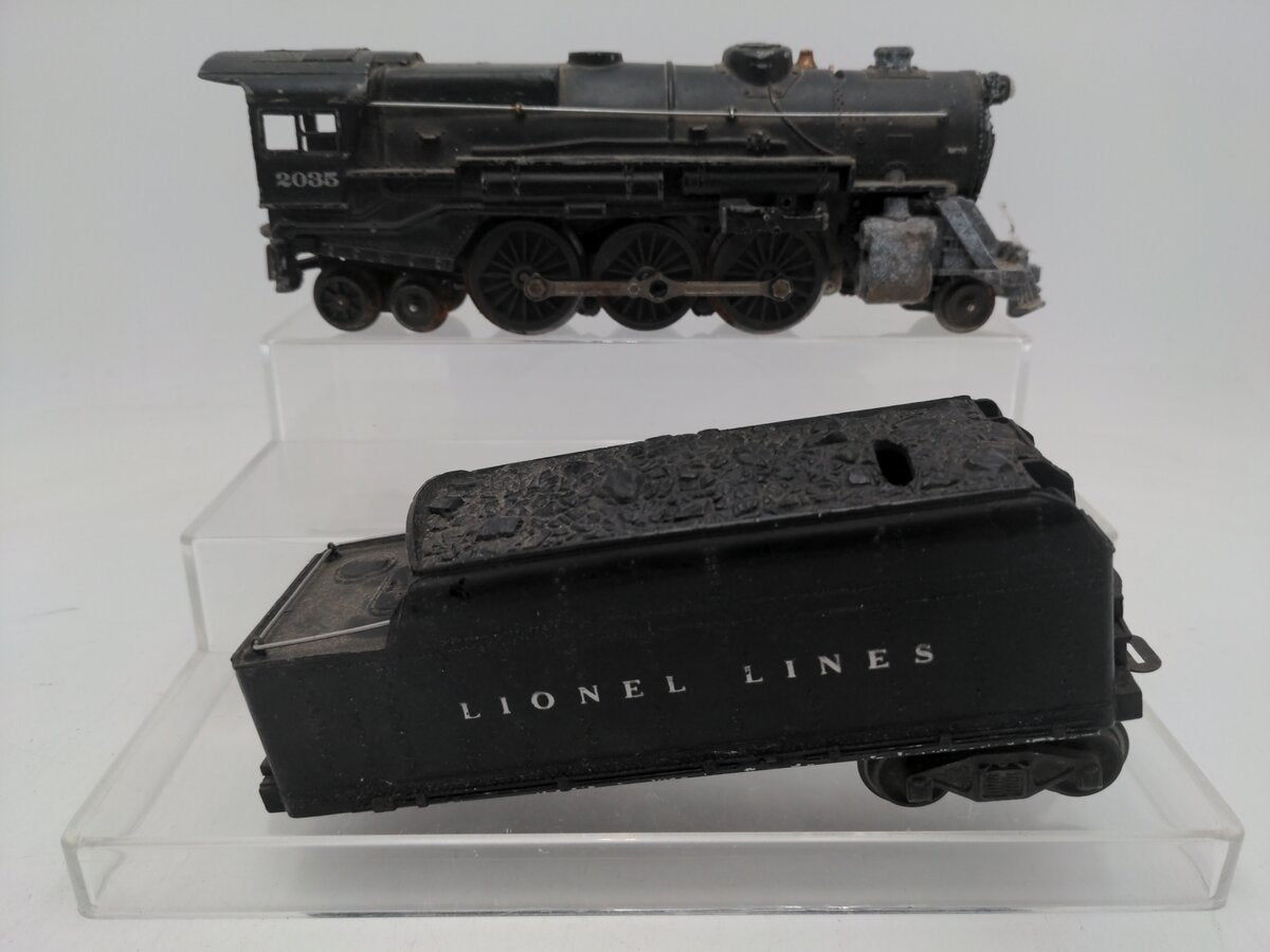 Lionel 2035 Vintage O 2-6-4  Die-Cast Postwar Steam Locomotive w 6466WX Tender