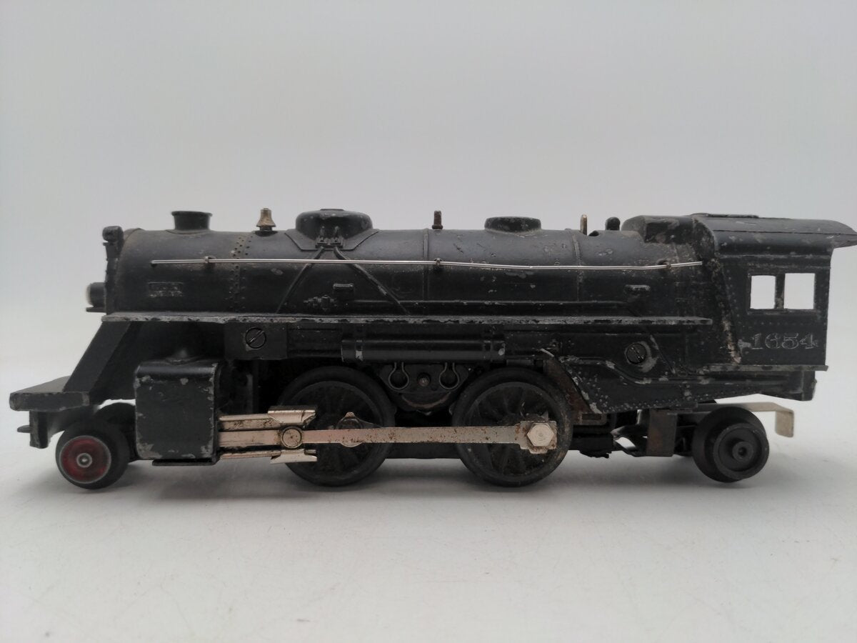 Lionel 1654 Vintage O 2-4-2 Steam Locomotive VG