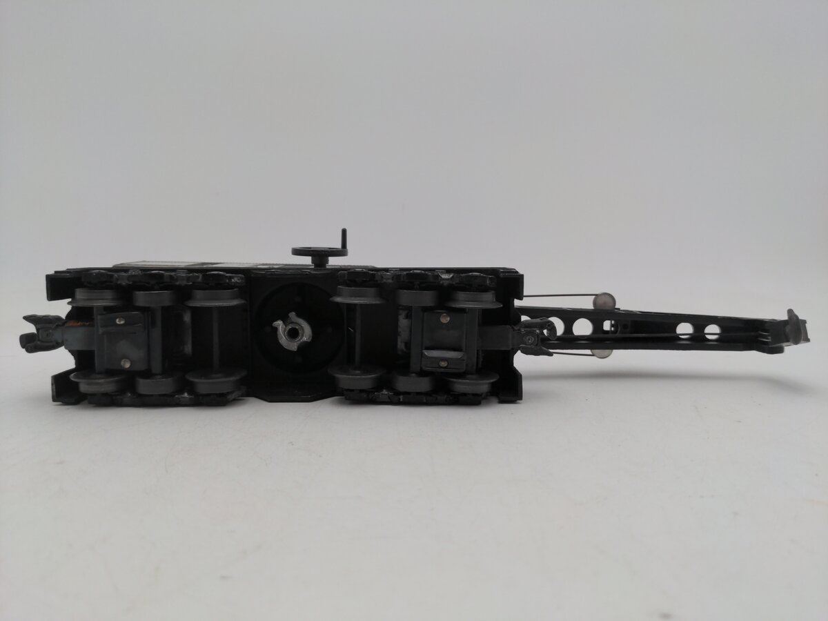 Lionel 2460 Vintage O Lionel Lines Gray Cab Crane Car w /6 Wheel Trucks - RARE VG
