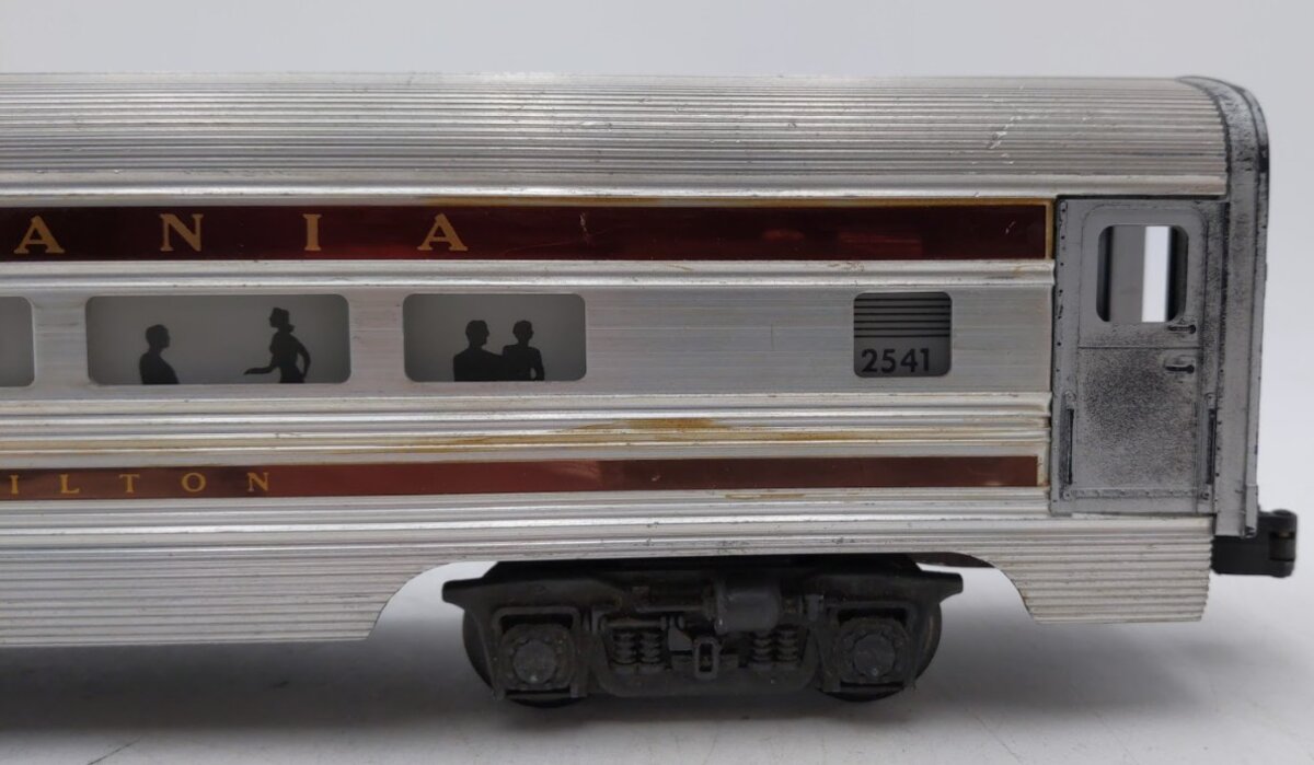 Lionel 2541 Vintage O Pennsylvania Alexander Hamilton Aluminum Observation Car