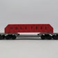 Lionel 6418 Vintage O 4 Truck Die-Cast Machinery Car with Pinkish Red Girders EX