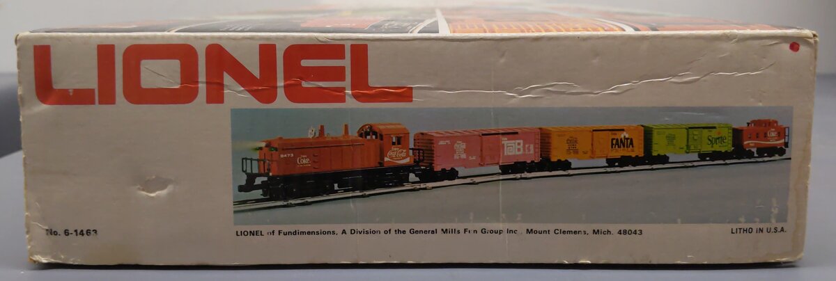 Lionel 6-1463 O Gauge Coca-Cola Diesel Freight Train Set EX/Box