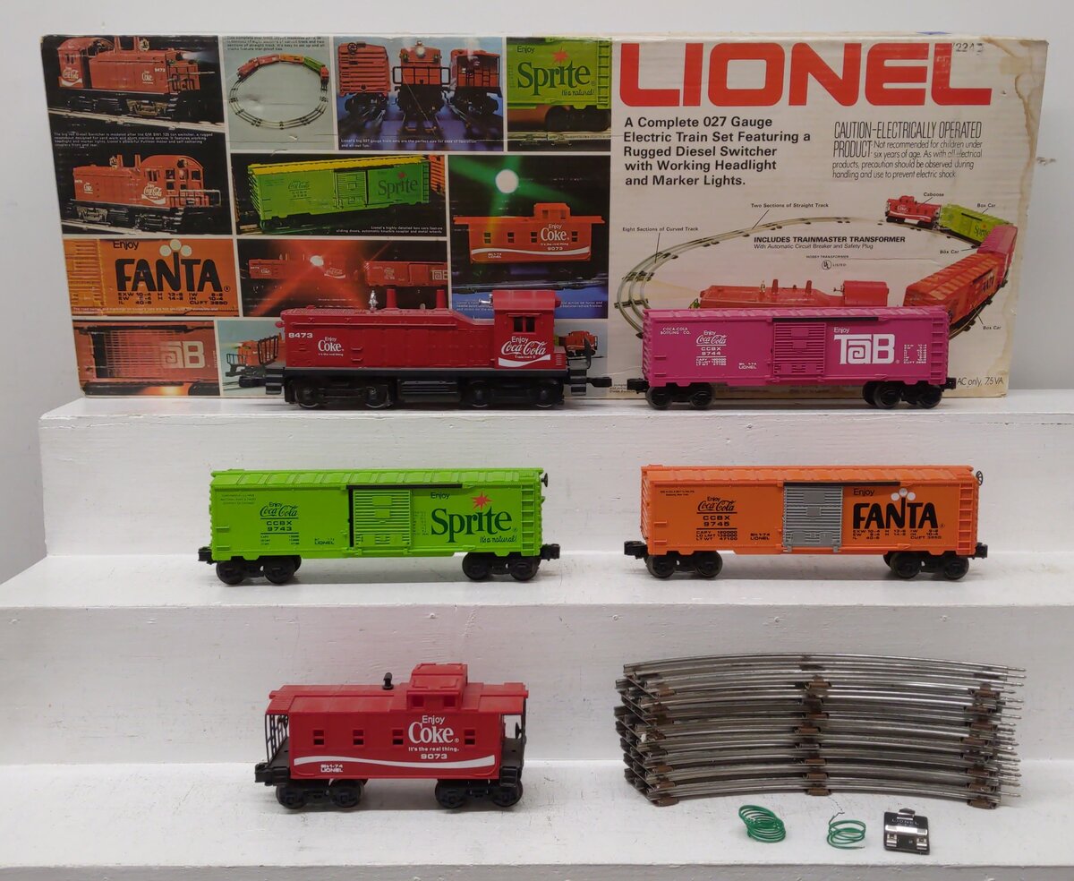 Lionel 6-1463 O Gauge Coca-Cola Diesel Freight Train Set EX/Box