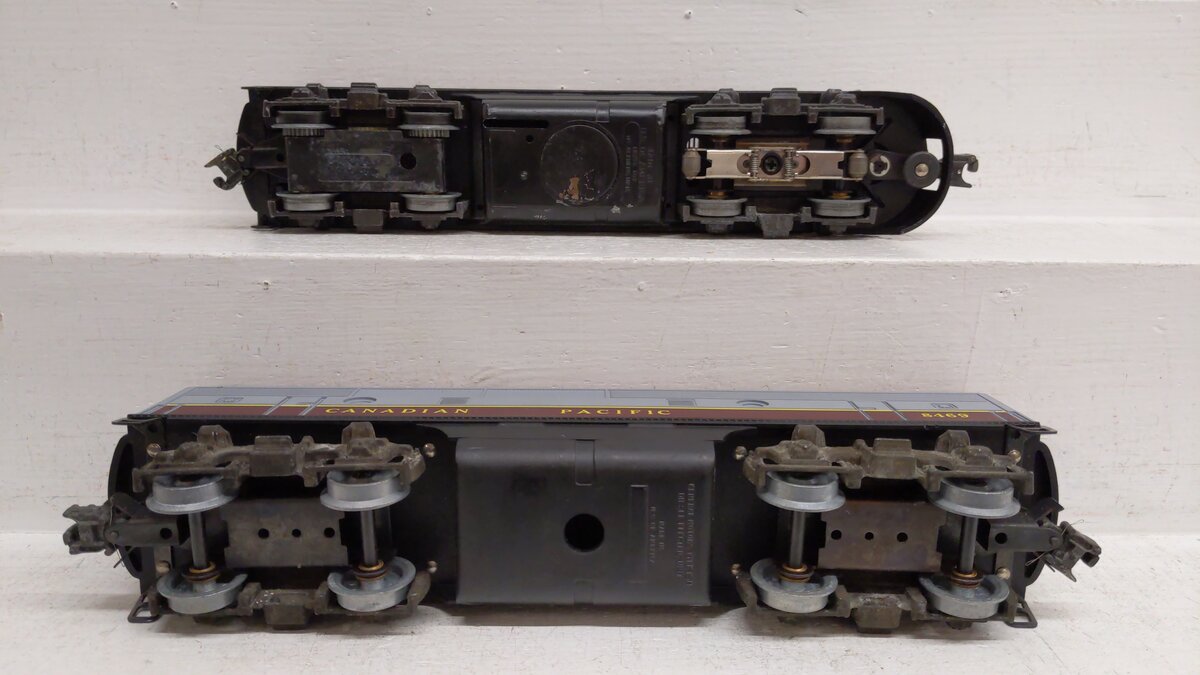 Lionel Vintage O Custom Canadian Pacific A/B Diesel Locomotives VG