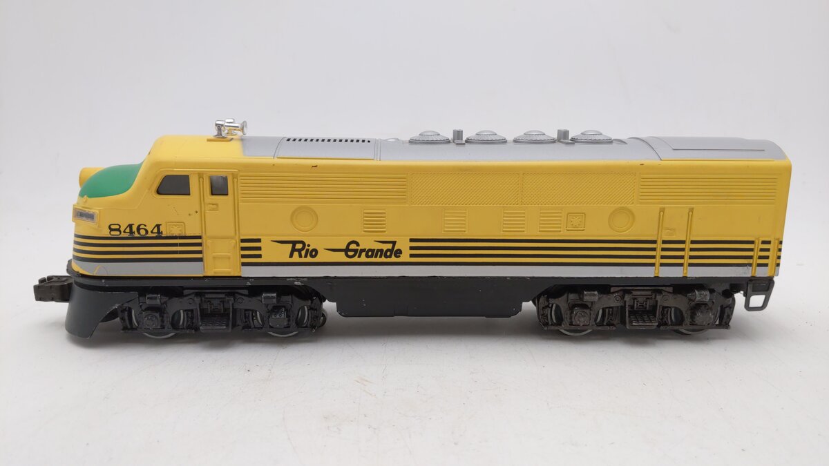 Lionel 6-8464 O Gauge Rio Grande F3 A Powered Diesel Locomotive #8464 VG