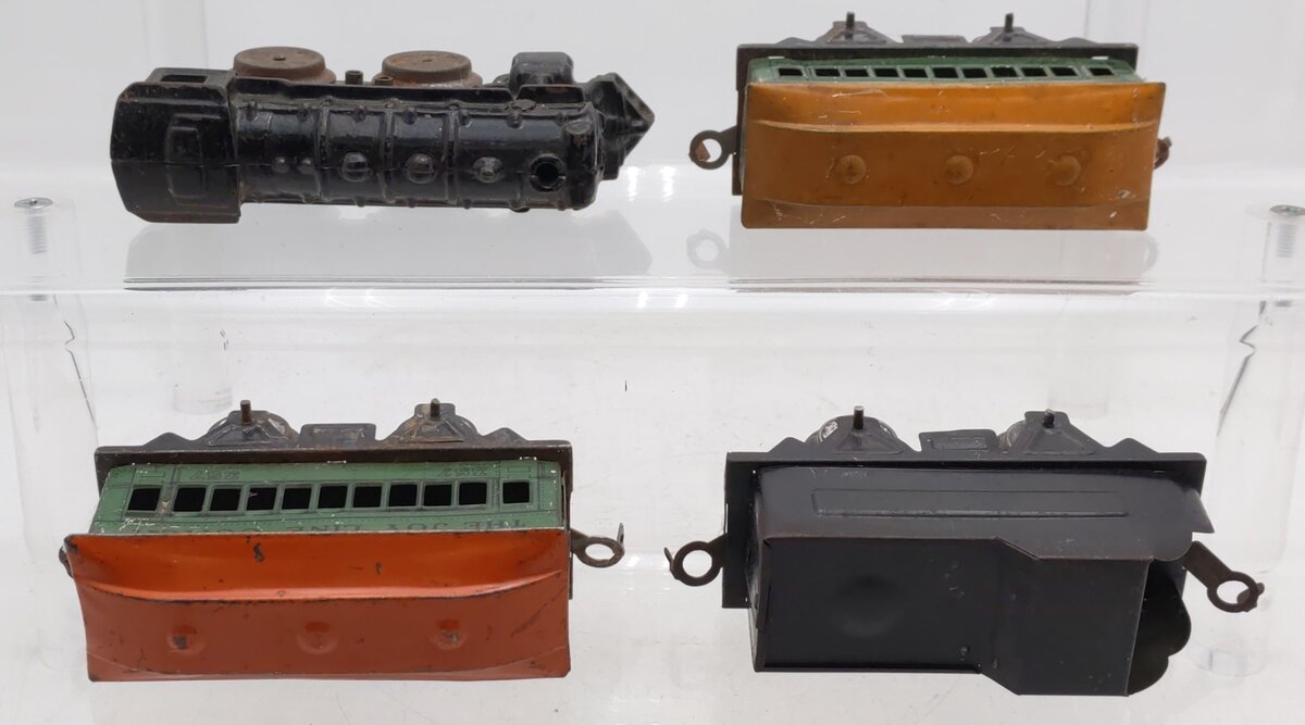 Joy Line Vintage O Wind-Up Steam Passenger Set VG