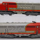 Marx 21 Vintage O Santa Fe F3 AA Diesel Locomotive & Dummy Unit Set