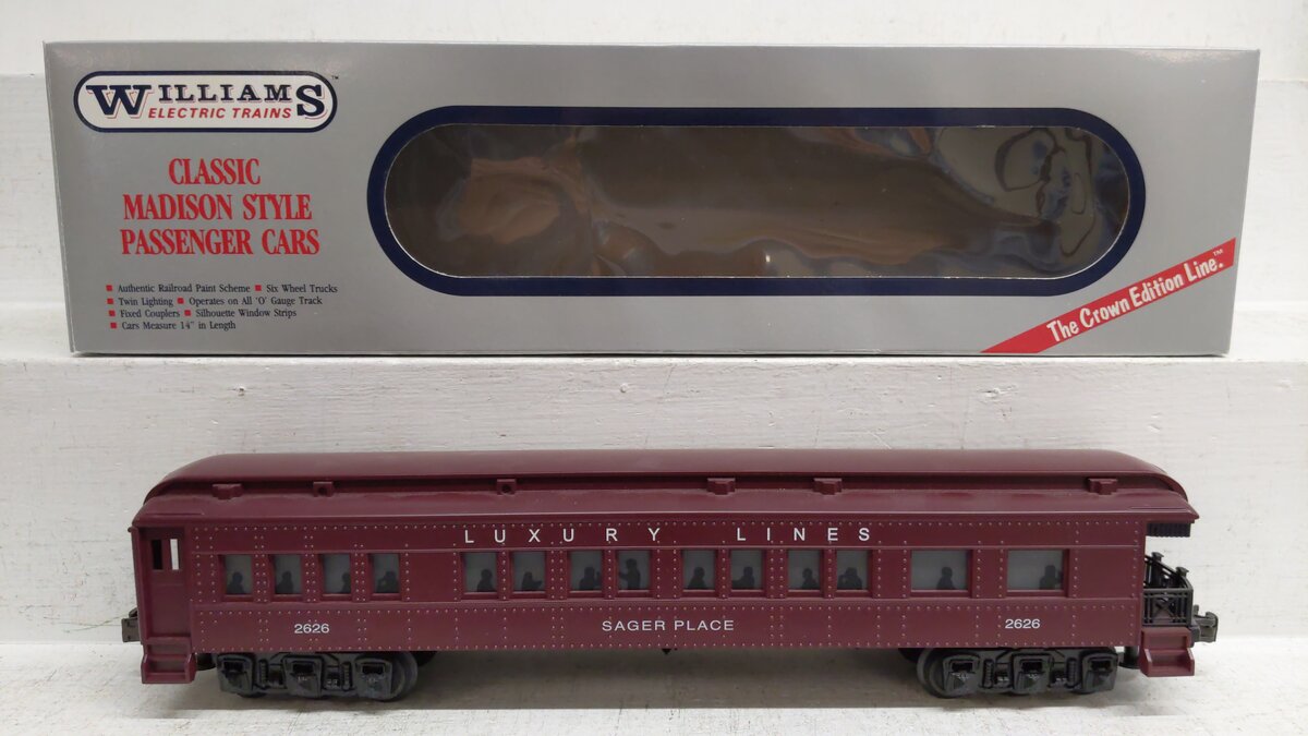 Williams 2626 O Luxury Lines Sager Place Observation Car EX/Box