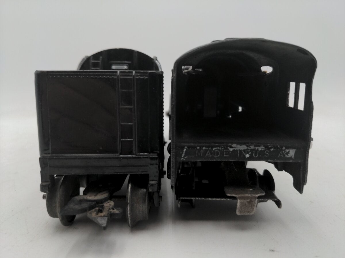 Marx 999 Vintage O New York Central 2-4-2 Steam Locomotive with Tender VG