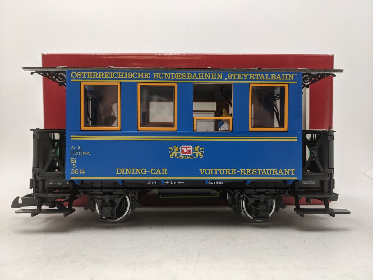LGB 3013 G Gauge Osterreichische Bundesbahnen Dining Car EX/Box