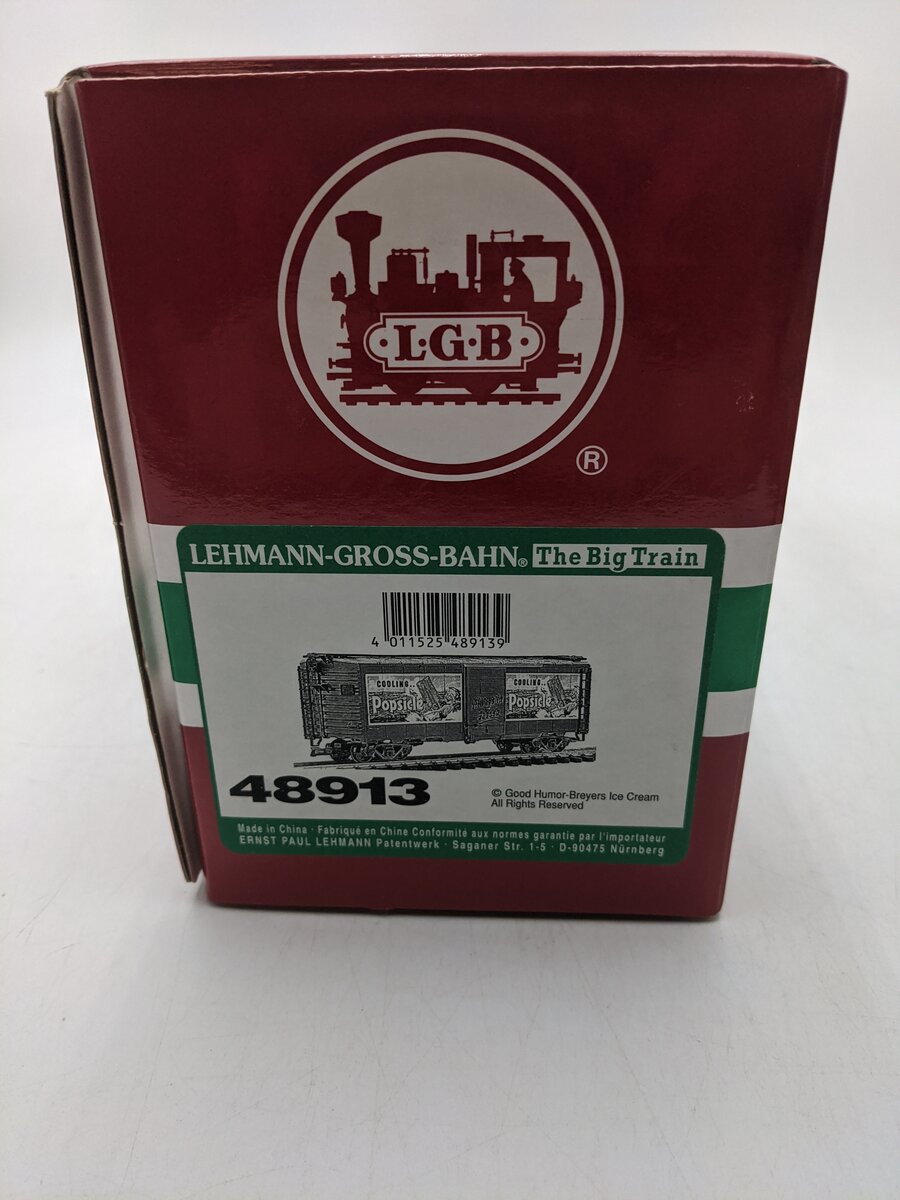 LGB 48913 Good Humor Popsicle On A Stick Box Car EX/Box