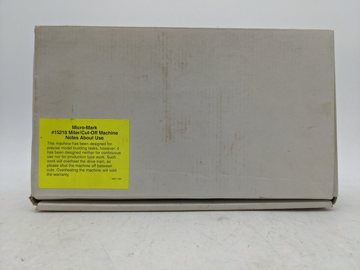 Micro-Mark 15218 Micro Mark #15218 Micro Lux Miter Cut Off Machine EX/Box