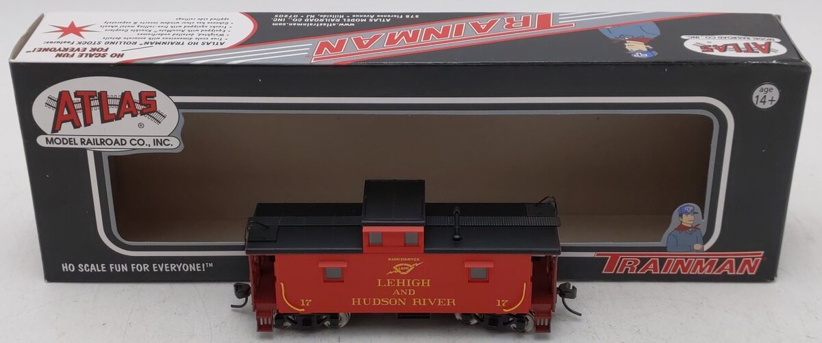 Atlas 11244 HO Scale Lehigh & Hudson River Cupola Caboose #17 LN/Box