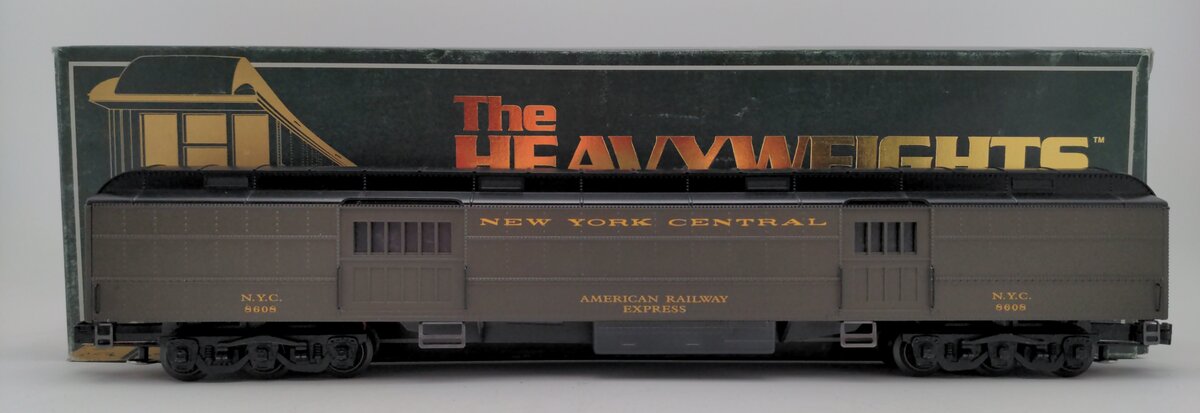 K-Line K8608 O NYC "American Railway Express" 18" Heavyweight Baggage Car #8608 EX/Box