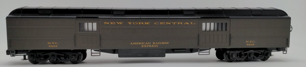 K-Line K8608 O NYC "American Railway Express" 18" Heavyweight Baggage Car #8608 EX/Box