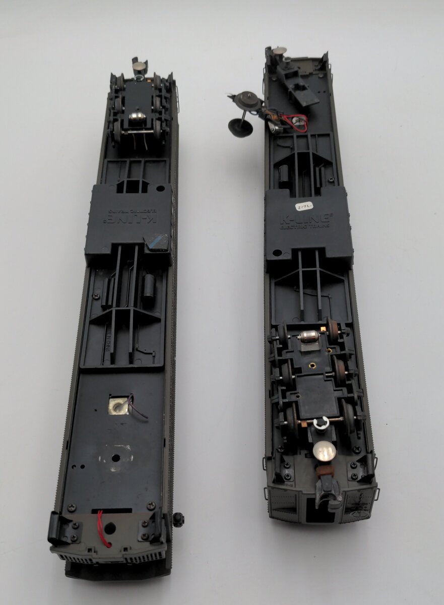 K-Line O Gauge New York Central Heavyweight Passenger Cars: 1186, 746 [2]