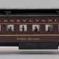 K-Line K-3466 O Pennsylvania "Time Square" 18" Heavyweight Coach Car #3466 EX/Box