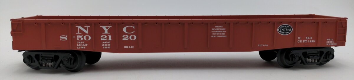 MTH 30-7266 NYC Gondola Car w/LCL Containers EX/Box