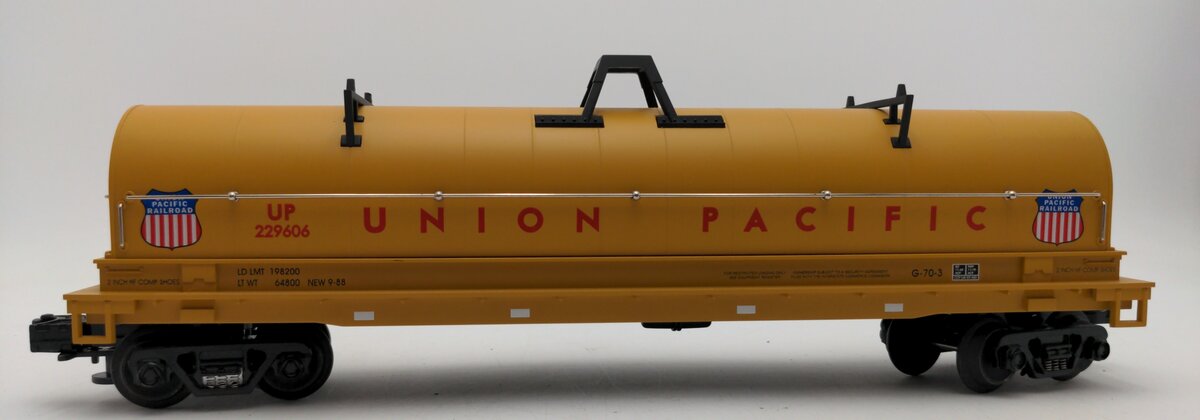 MTH 20-98204 O Gauge Union Pacific Steel Coil Car w/ Cover #229606 EX/Box