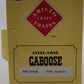 Aristo-Craft 42106 G Santa Fe Long Steel Caboose w/Metal Wheels #999125 EX/Box