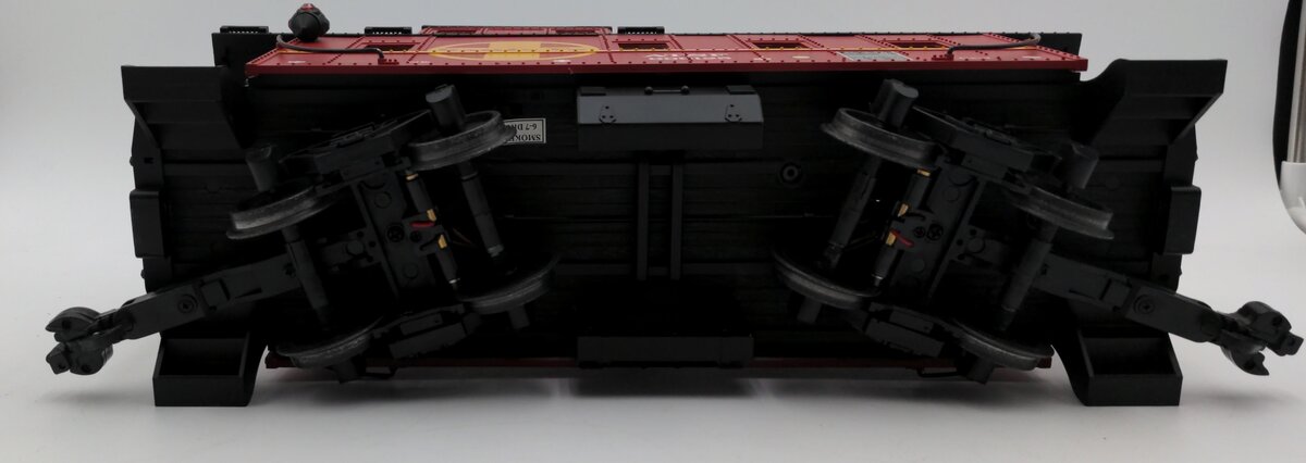 Aristo-Craft 42106 G Santa Fe Long Steel Caboose w/Metal Wheels #999125 EX/Box