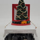MTH 30-76685 O Christmas Flat Car with Lighted White Christmas Trees  LN/Box
