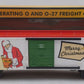 MTH 30-79281 Christmas Operating Box Car w/Signal Man LN/Box