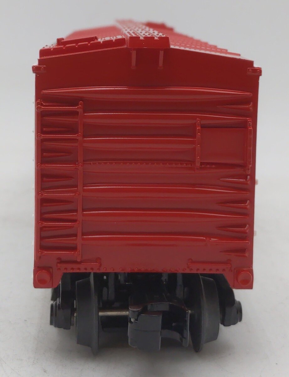 MTH 30-79281 Christmas Operating Box Car w/Signal Man LN/Box