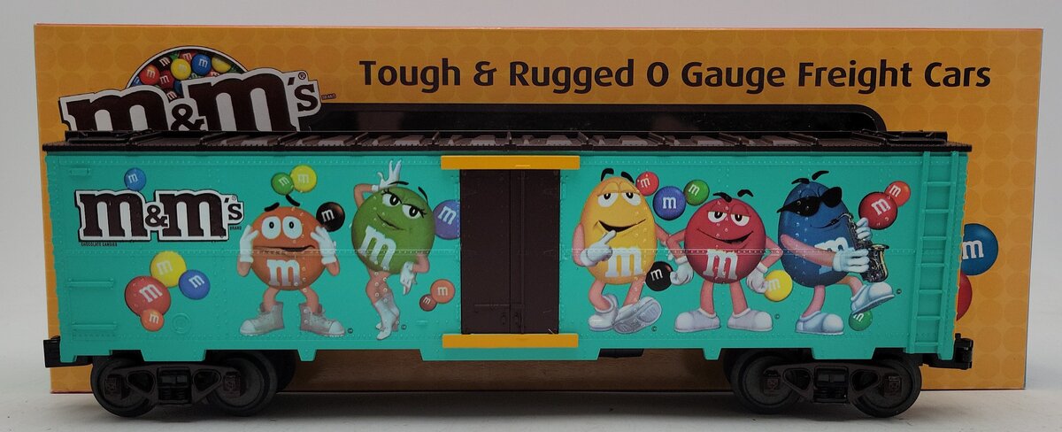 MTH 30-78094 O Gauge M&M'S Modern Reefer Car LN/Box
