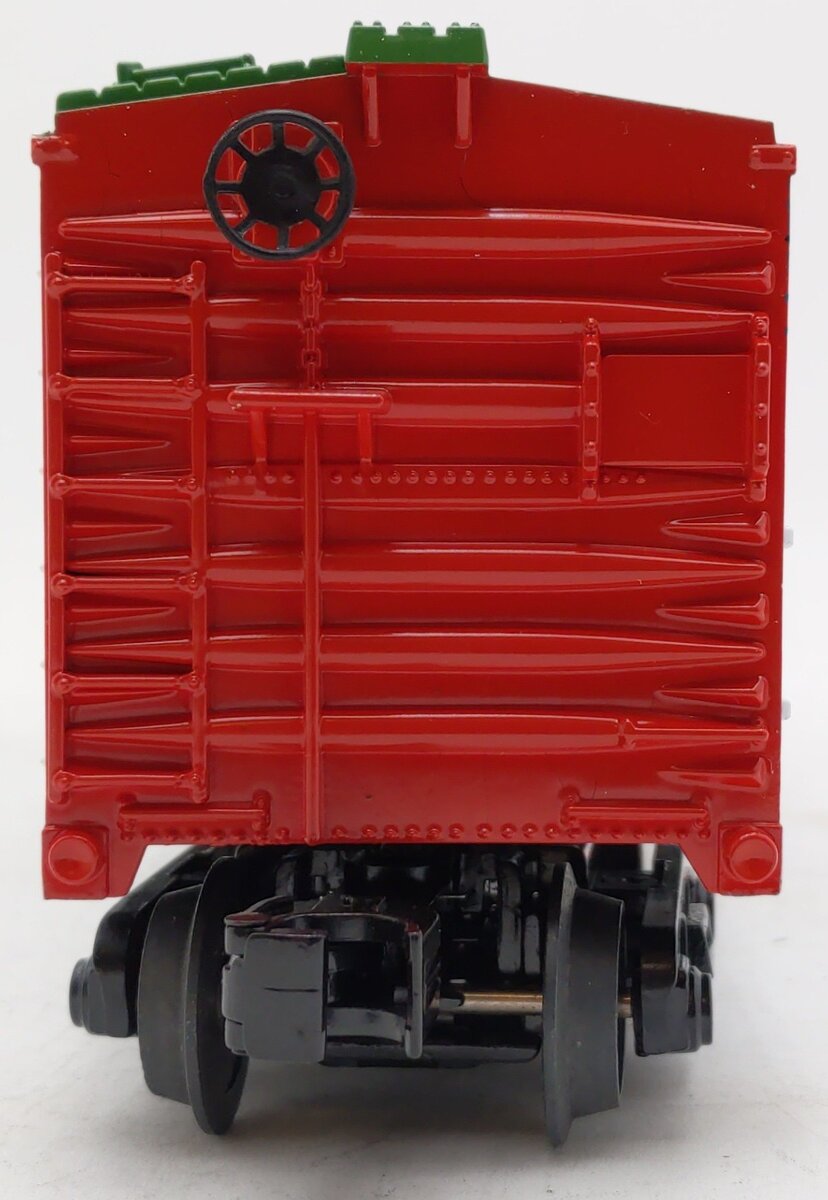 MTH 30-79312 Christmas Operating Box Car w/Signal Man LN/Box