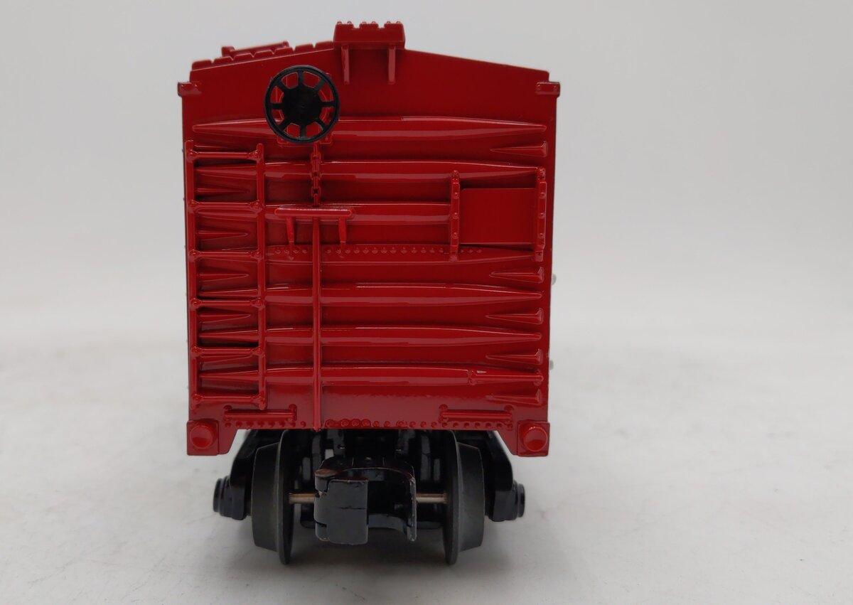 MTH 30-79336 O Christmas Operating Box Car w/Signal Man