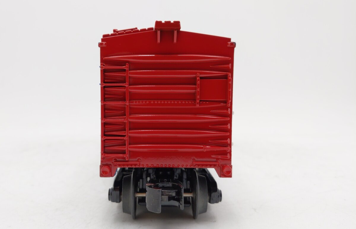 MTH 30-79336 O Christmas Operating Box Car w/Signal Man