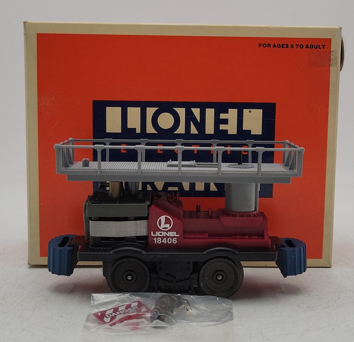 Lionel 6-18406 O Gauge Operating Track Maintenance Car LN/Box