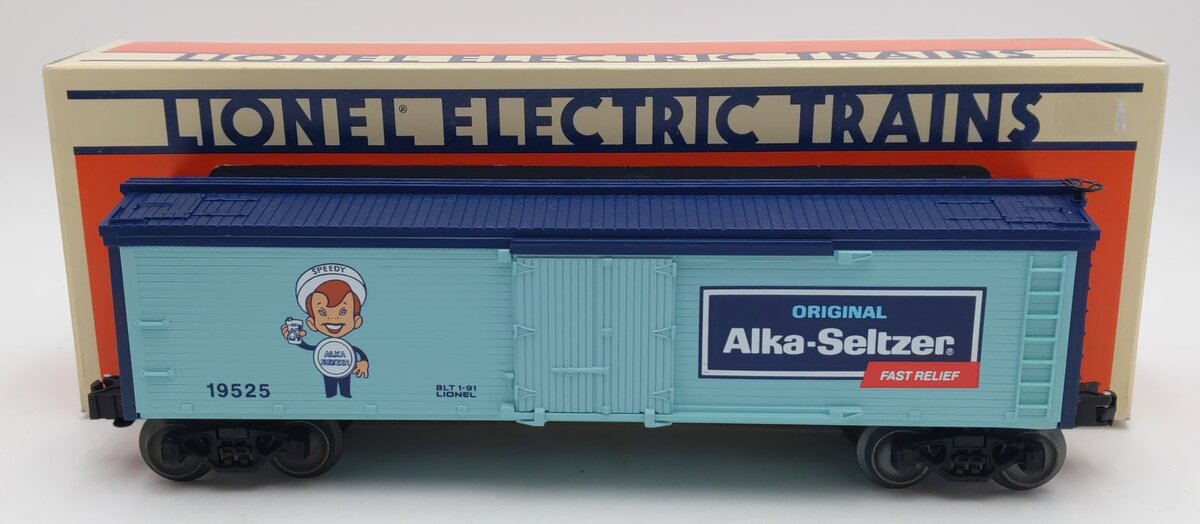 Lionel 6-19525 O Gauge Speedy Alka-Seltzer Billboard Reefer