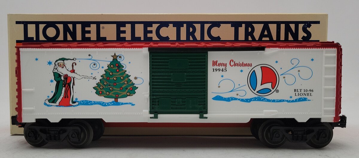 Lionel 6-19945 O Gauge Christmas 1996 Holiday Boxcar LN/Box