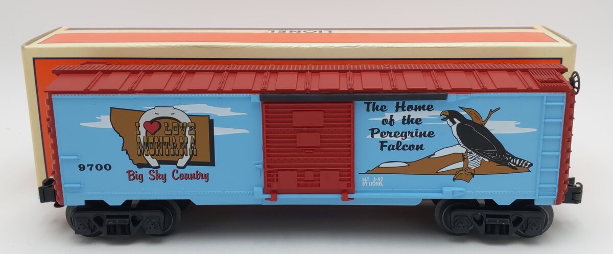 Lionel 6-19950 O Gauge I Love Montana Boxcar #9700 NIB