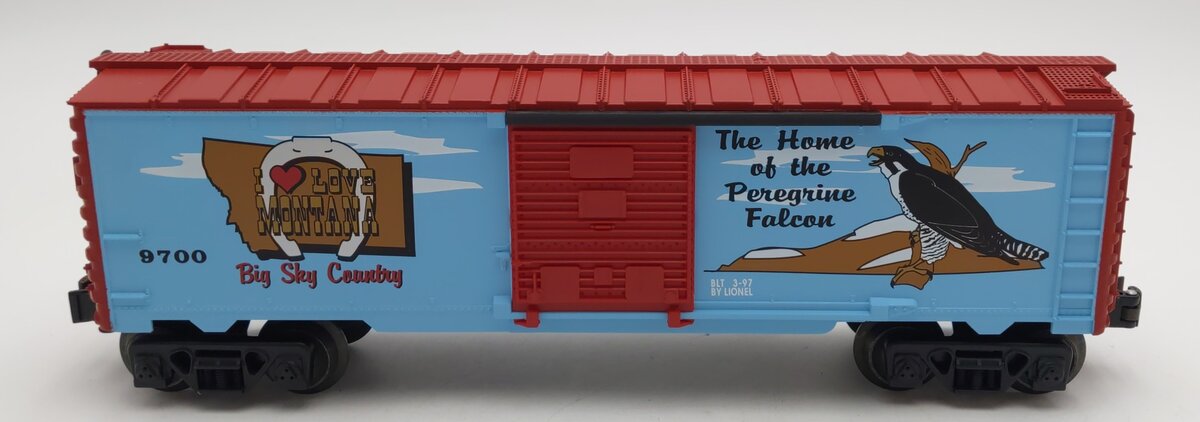 Lionel 6-19950 O Gauge I Love Montana Boxcar #9700 NIB