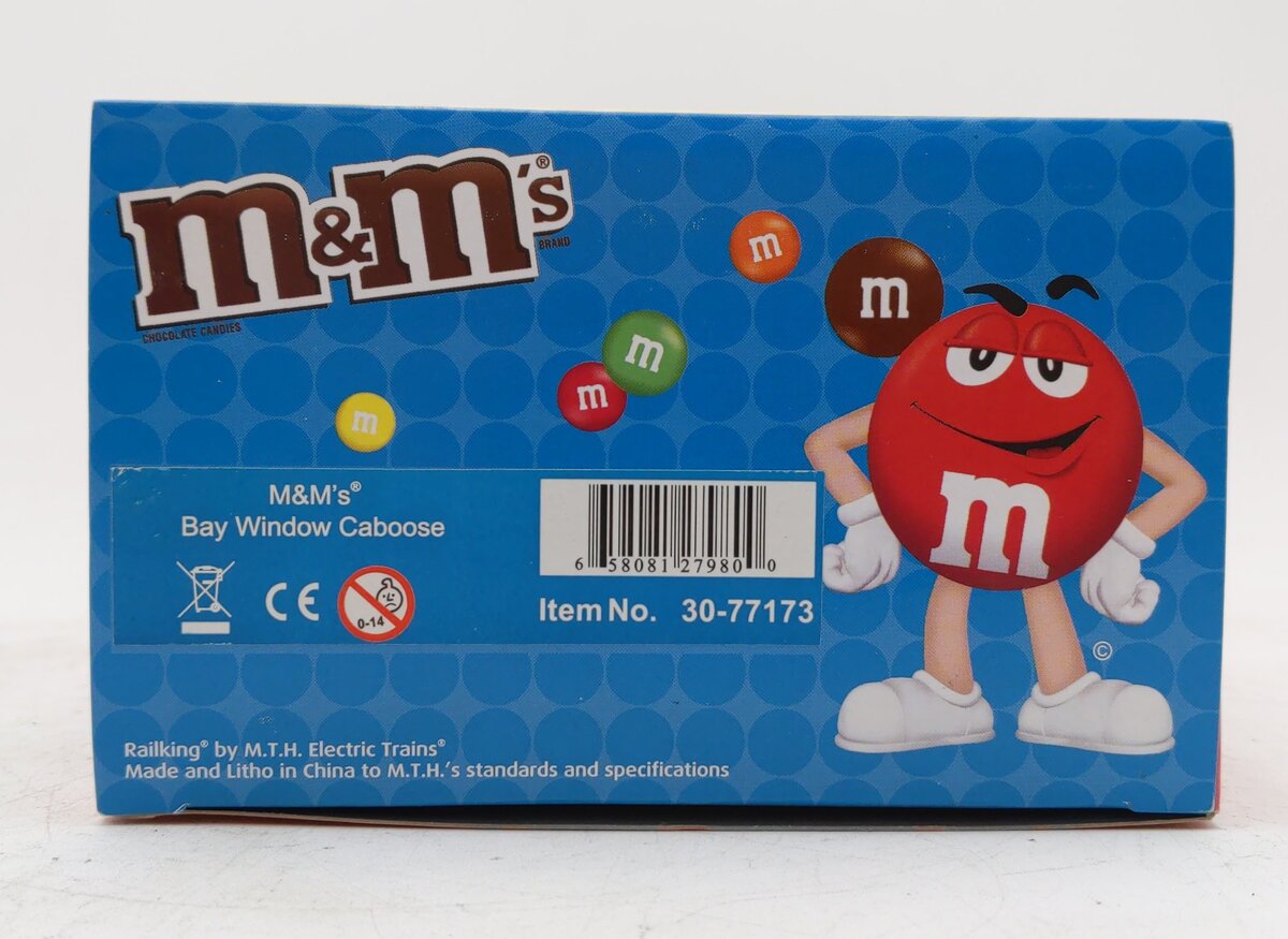 MTH 30-77173 O M&Ms Bay Window Caboose LN/Box