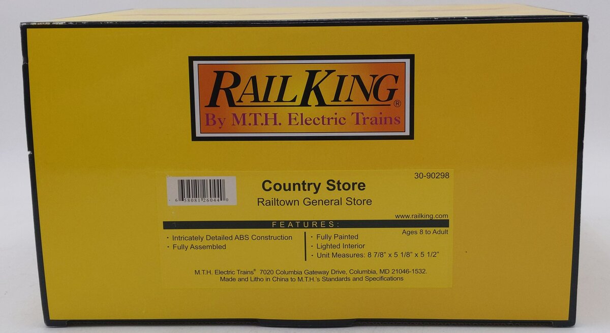 MTH 30-90298 O Gauge Railtown General Store Country Store NIB