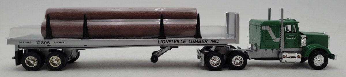 Lionel 6-12806 O Gauge Lionelville Lumber Inc Tractor Trailer Truck LN/Box