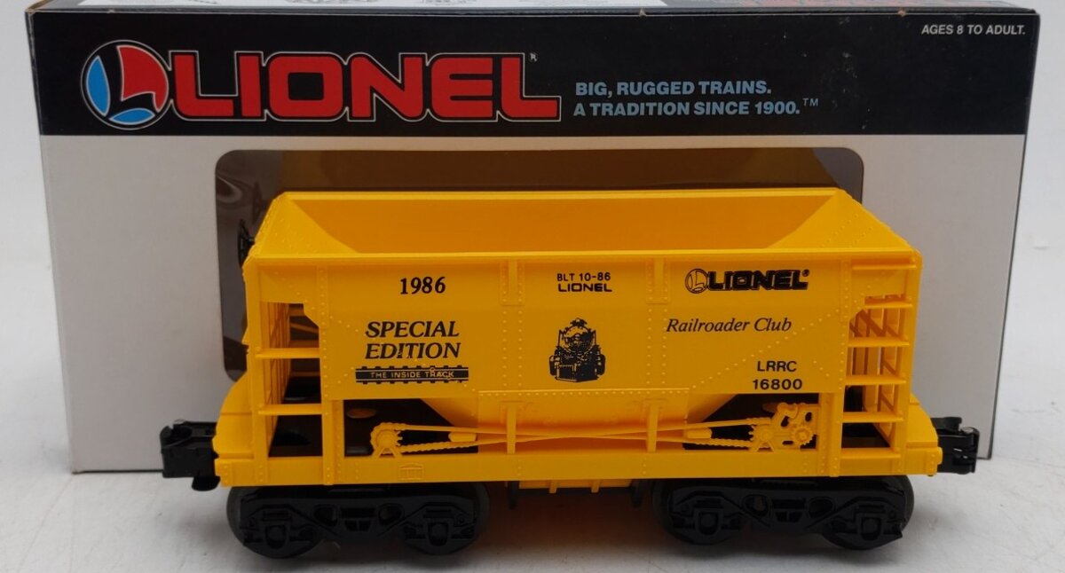 Lionel 6-16800 O Gauge Lionel Railroader Club Ore Car LN/Box