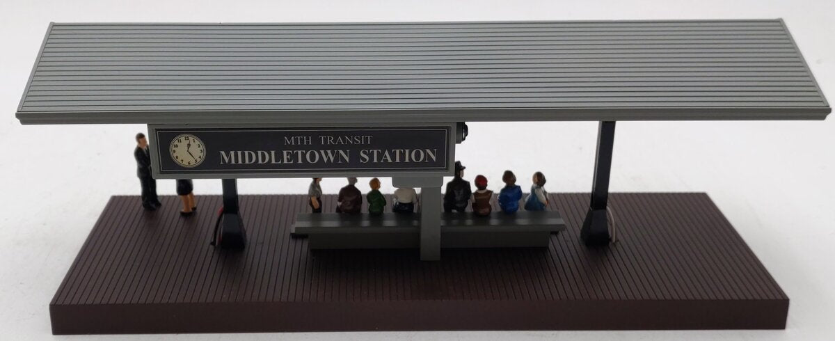 MTH 30-9107 O Middletown Operating Station Platform w/Gray Roof EX/Box