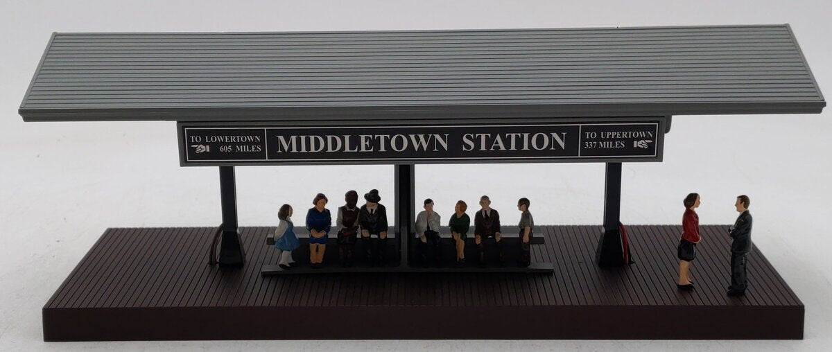 MTH 30-9107 O Middletown Operating Station Platform w/Gray Roof EX/Box