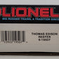Lionel 6-19507 O Gauge Thomas Edison Famous Inventors Refrigerator Car LN/Box