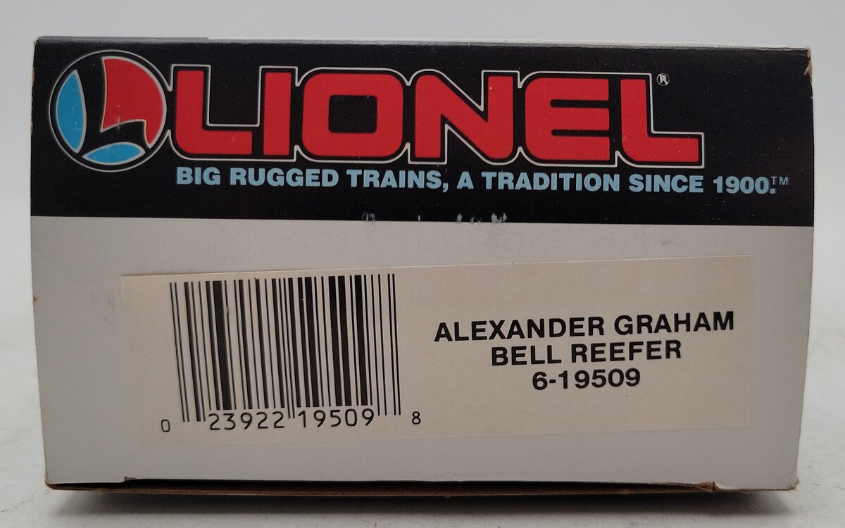Lionel 6-19509 O Gauge Alexander Graham Bell Reefer LN/Box