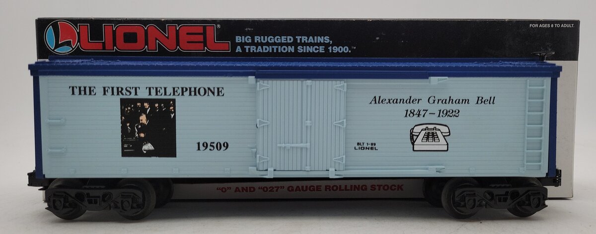 Lionel 6-19509 O Gauge Alexander Graham Bell Reefer LN/Box