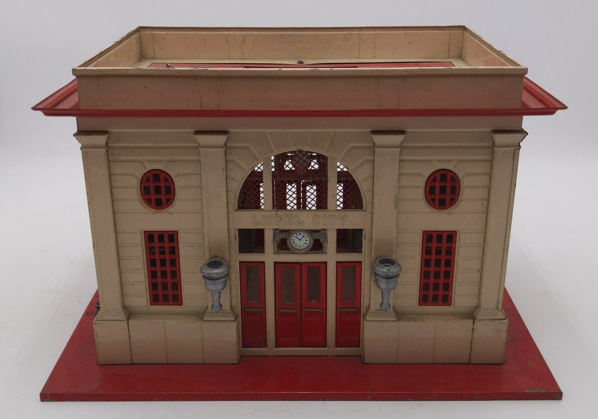 Lionel 115 O Gauge Vintage Lighted Tinplate Passenger Station