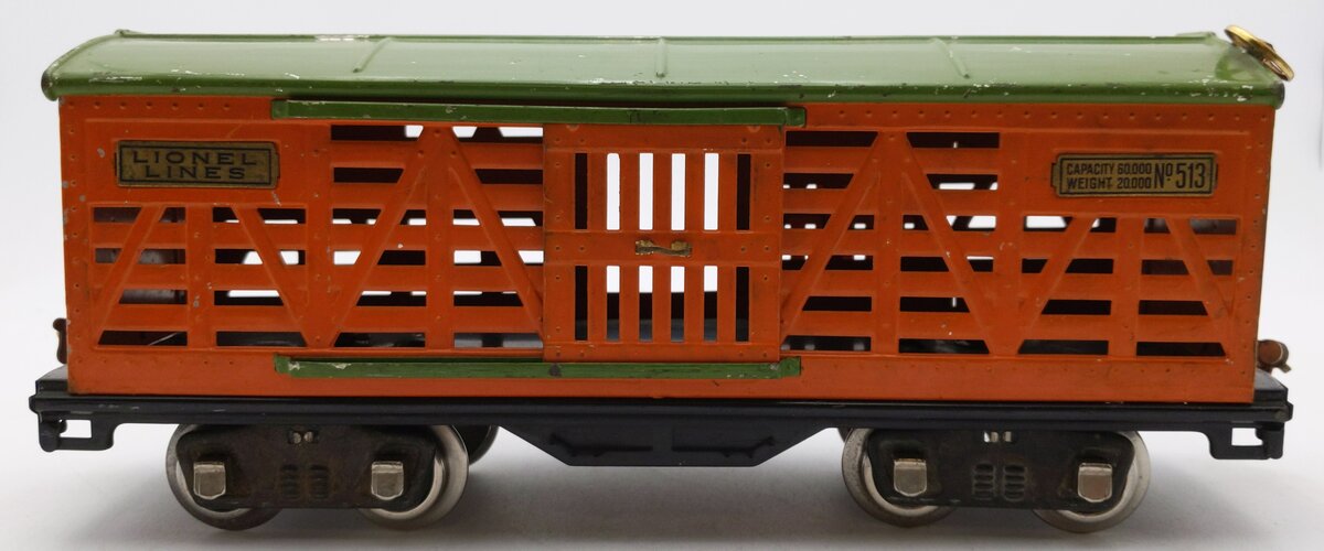 Lionel 513 Vintage Standard Gauge Lionel Lines Tinplate Cattle Car VG