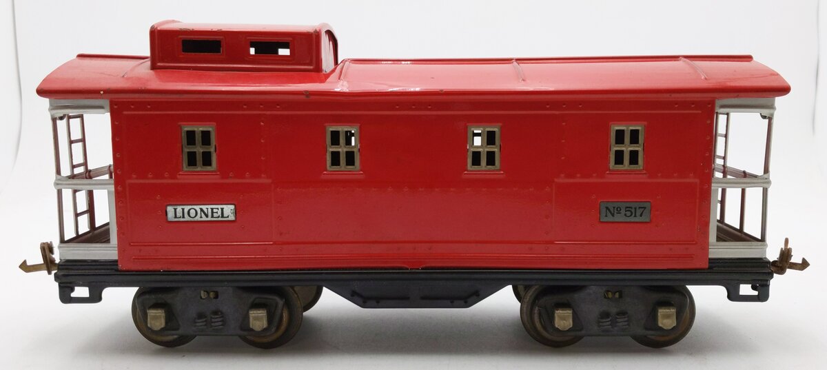 Lionel 517 Vintage Standard Gauge Tinplate Red Caboose